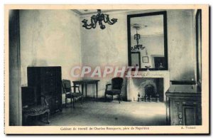 Old Postcard Corsica Ajaccio Corsica Napoleon House Study of Charles Bonapart...