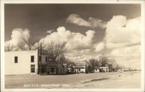 Battle Mountain NV Street Scene c1930 Real Photo Postcard #1