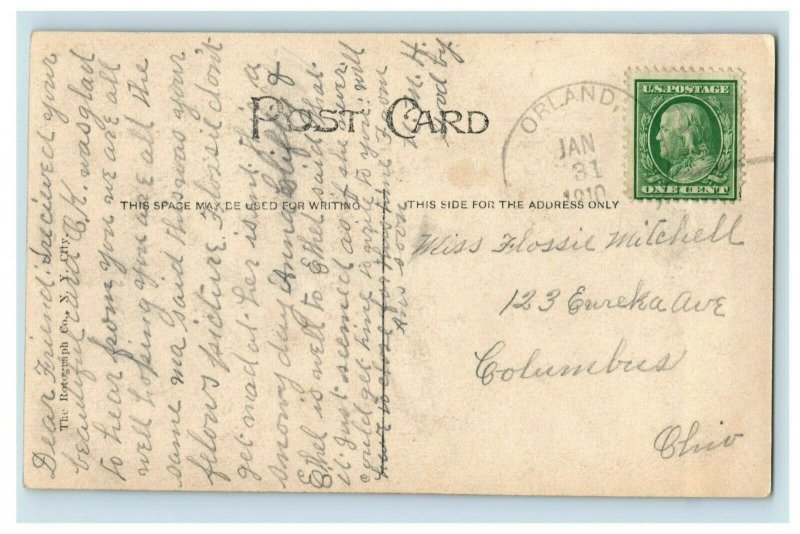 C.1905 Song Writer David Belasco RPPC Postcard f78