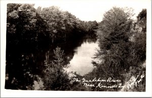 Real Photo Postcard The Guadalupe River near Kerrville, Texas