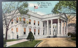 Vintage Postcard  1907-1915 The White House, Side Entrance, Washington, D.C.