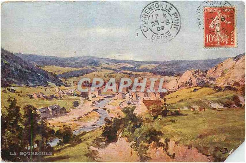 Old Postcard La Bourboule