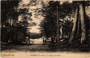 CPA LARCHANT La Plage et le Sable (1299516)