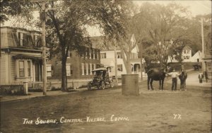 Central Village Plainfield CT Connecticut The Square Real Photo Postcard