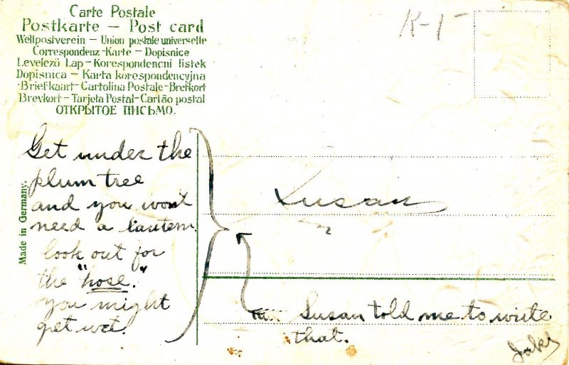 Greeting - Easter  (chick with umbrella)