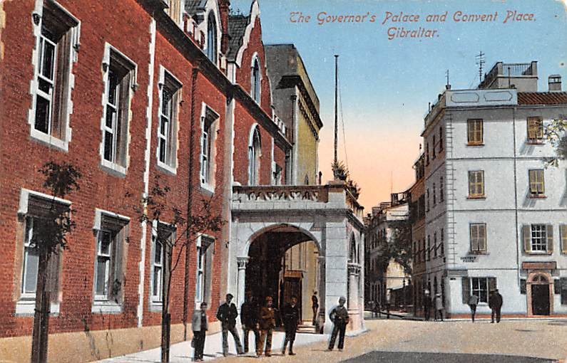 Governor's Palace and Convent Place Gibraltar Unused 