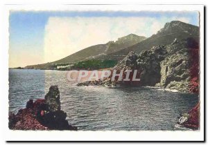 Gold cornice Esterel Old Postcard Seen on the peak of Aurele and the Russet-r...