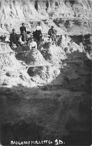 Mellette County SD Sitting Among The Rocks Real Photo Postcard