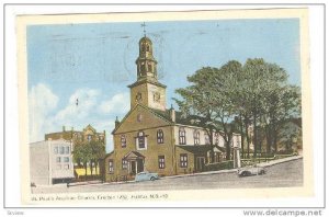 St. Paul's Anglican Church, Erected 1750, Halifax, Nova Scotia, Canada, PU-1953