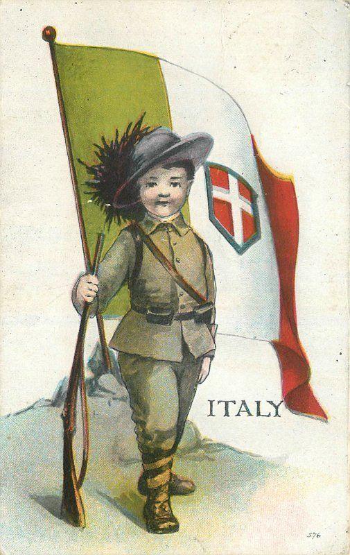 1918 WW1 photo postcard of Italian soldier 1918 WW1 photo postcard of Italian soldier