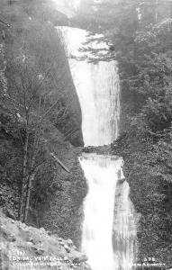 RPPC, OR Oregon  BRIDAL VEIL FALLS & LATOURELL FALLS   *TWO*  c1940's Postcards