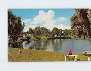 Postcard Scenic Orange Lake, New Port Richey, Florida