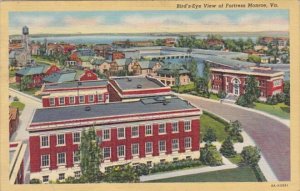 Virginia Fortress Monroe Birds Eye View 1939 Curteich