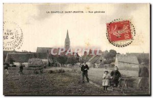 Old Postcard La Chapelle Saint Martin General view