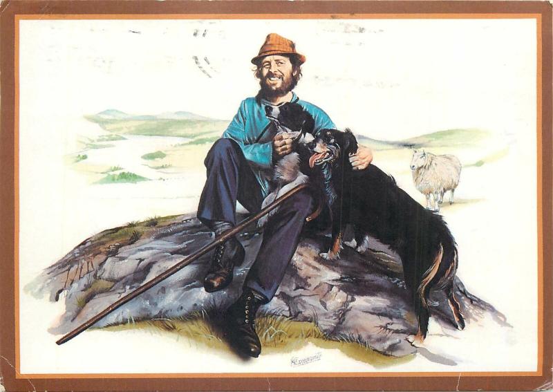 The Shepherd by Malcolm Greensmith postcard