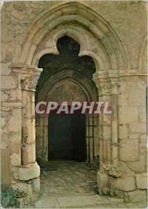 Postcard Modern Toury Church Door Side