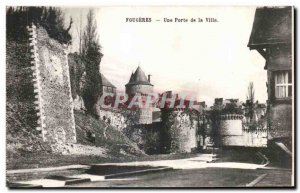 Old Postcard Fougeres A Gate City