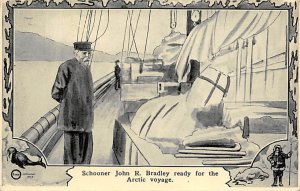 Schooner John R Bradley ready for the Arctic voyage Exploration Unused 