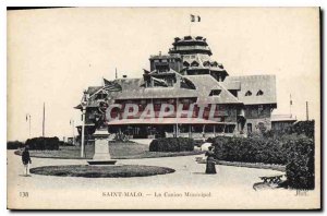 Old Postcard Saint Malo Casino Municipal