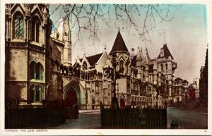 postcard UK England London - The Law Courts