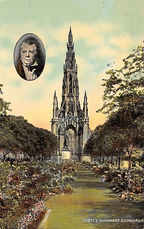 Scott's Monument Edinburgh Unused 