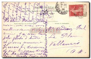 Postcard Old Hunting Hunter Hunters Rabbit Dog