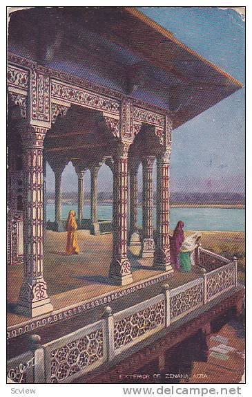 Exterior Of Zenana, Agra, India, 1900-1910s