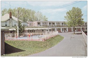 Swimming Pool, Glen Manor Motel, KINGSTON, Ontario, Canada, PU-1986