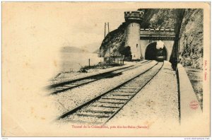 CPA Tunnel de la Colombiere pres AIX-les-BAINS (723883)