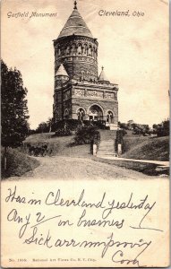 View of Garfield Monument, Cleveland OH c1906 UDB Vintage Postcard L48
