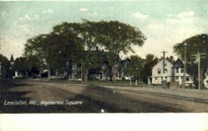 Haymarket Square in Lewiston, Maine