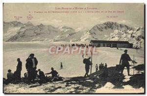 Old Postcard of Sports & # 39hiver Ski Luchon Superbagneres L & # 39hotelleri...