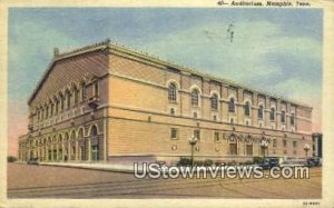 Auditorium - Memphis, Tennessee TN Postcard