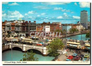 Modern Postcard O'Connell Bridge Dublin Ireland