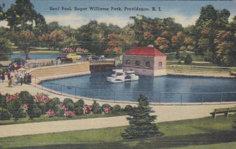 Rhode Island Providence Roger Williams Park Seal Pool