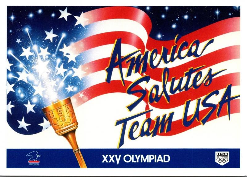 America Salutes Team USA XXV Olympiad Barcelona Spain