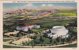 Michigan Detroit Ford Rotunda Administration Building And The River Rouge Plant