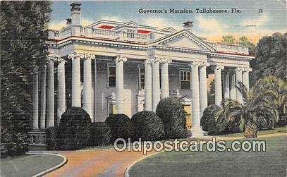 Governor Mansion Governor's Mansion Tallahassee, FL, USA 1944 Missing Stamp 