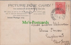 Genealogy Postcard - Wetmore or Webmore - Englewood, New Jersey, USA - GL395