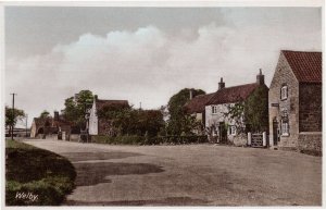 Welby Old Tea Coffee Shop Telephone Post Box Lincolnshire Vintage Postcard