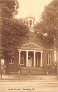 Gettysburg Pennsylvania Christ Church Exterior Vintage Postcard JF686958 