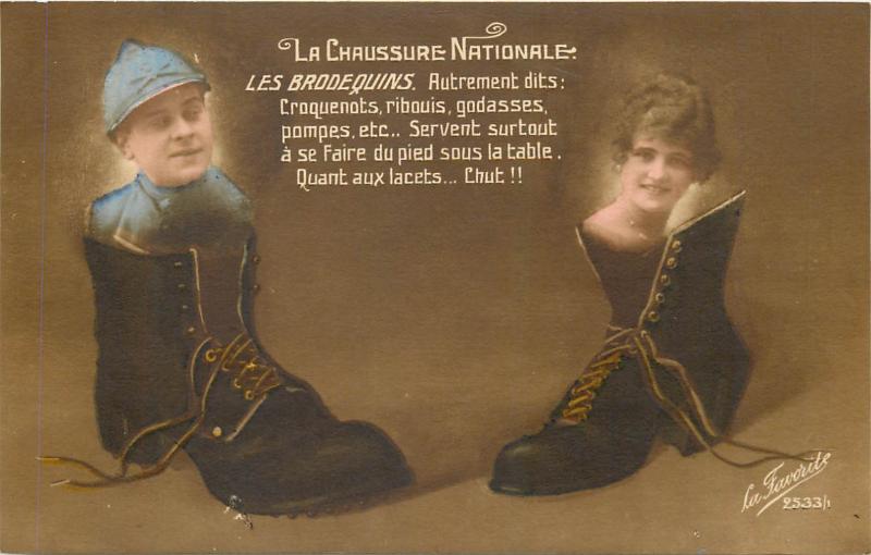 La Chaussure Nationale France LES BRODEQUINS shoes boots surrealism military