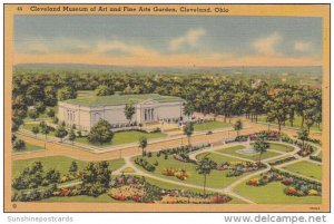 Cleveland Museum Of Art And Fine Arts Garden Cleveland Ohio 1942