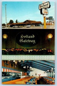 Portland Oregon Postcard Holland Restaurant Vancouver Washington c1960 Vintage