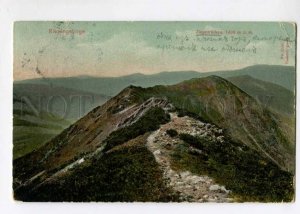 299948 CZECH Riesengebirge Ziegenrucken Vintage 1908 year RPPC