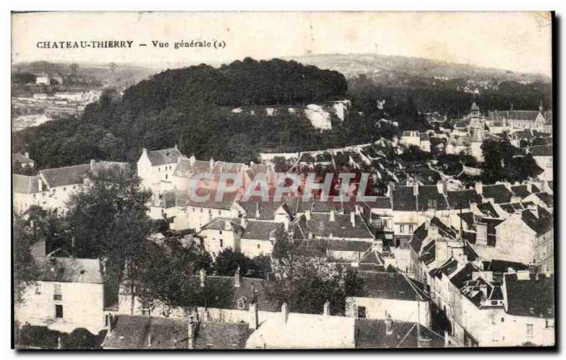 Old Postcard Chateau Thierry General view