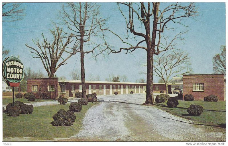 Exterior,  Boxwood Motor Court,  Yadkinville,  North Carolina,  40-60s