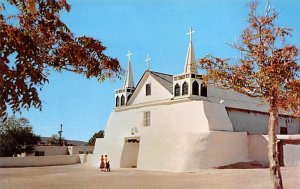 Old Mission Church at Isleta Pueblo south of Albuquerque - Albuquerque, New M...