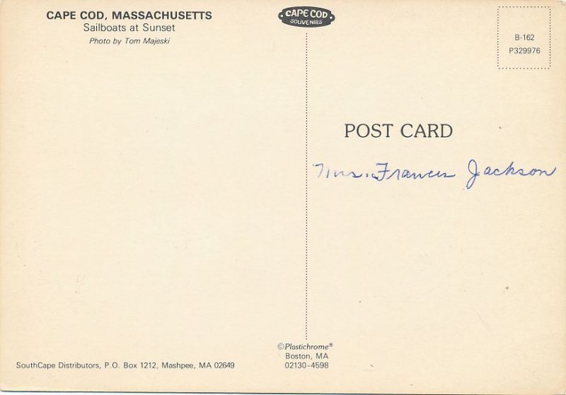 Sailboats in Harbor Sunset MA, Cape Cod, Massachusetts