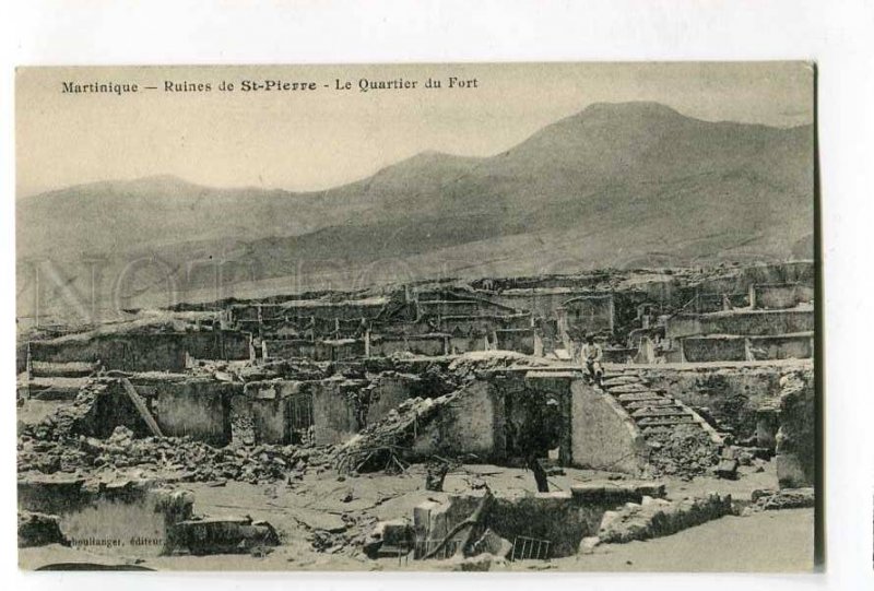 3054951 Martinique ruines de St-Pierre Vintage PC#1